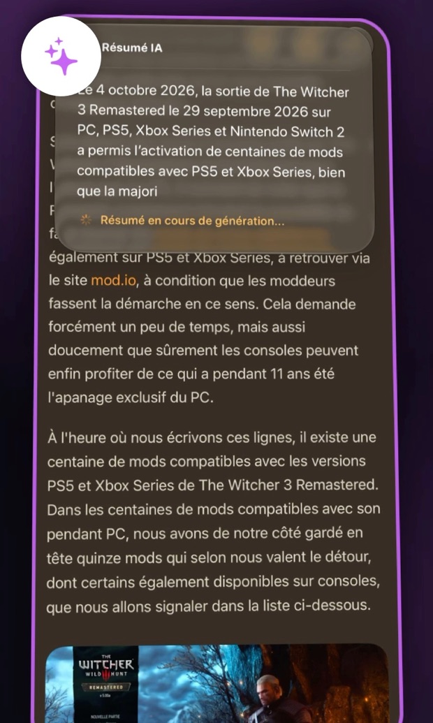 Le résumé IA d'un article